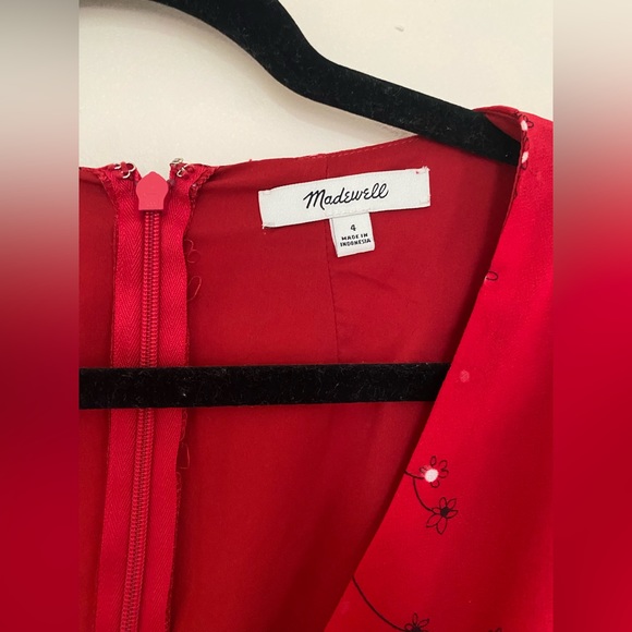 Madewell Hazelwood Wrap-Front Mini Dress in Windswept Floral - Picture 3 of 6